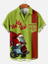 Men's Christmas Funny Graphic Short Sleeve Hawaiian Shirt